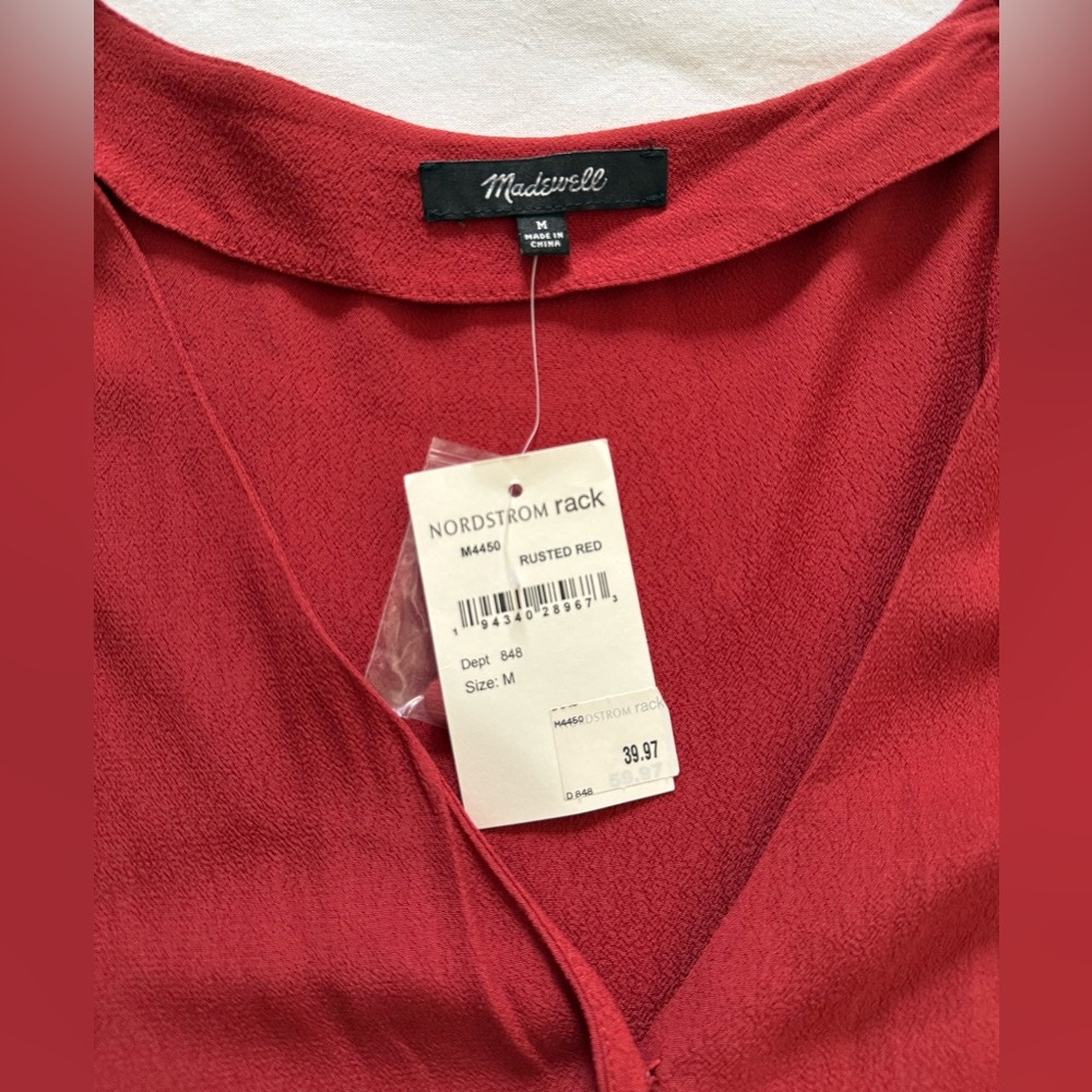 Madewell Long Sleeve Button-Front Shirt Dress - Picture 5 of 6